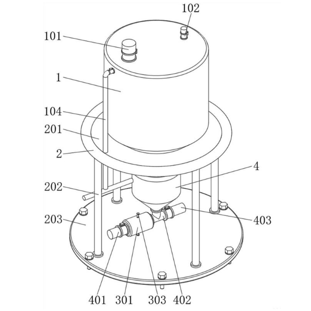 Yinchi Ruaj Ntseg patent rau Innovative Fluidized Silo Conveyor Pump nrog Fluidization Device