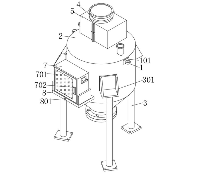 Yinchi Ruaj Ntseg Patent rau Lub Silo Pneumatic Conveying Pump nrog Hnav-Resistant Valve